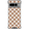Neutral Checkered Google Pixel 7 Pro Clear Case